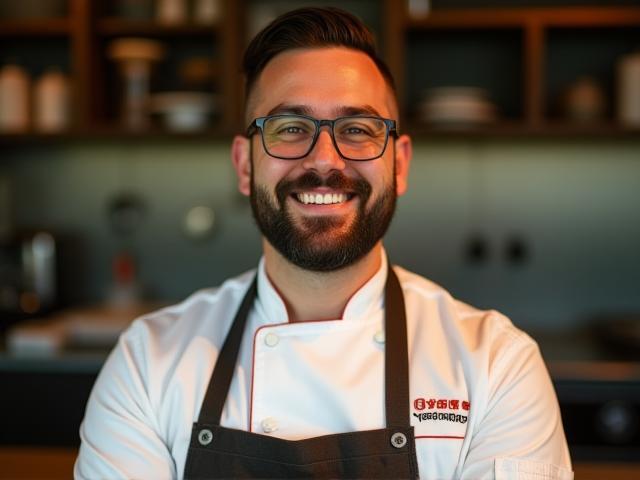 Portrait des Küchenchefs von GUTDoghsouse